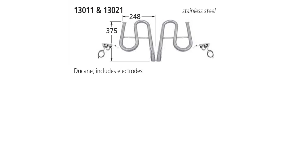 13021 BBQ Right Burner - Ducane 3 13021 BBQ Right Burner - Ducane