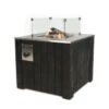 Cosicube 70 Black With Glass -Kitchen Grill Store 18 501 BK With Glass 2 36955.1643706009