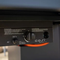 Cosiloft 100 Black And Grey With Glass -Kitchen Grill Store 18 508 BK GY Lifestyle 2 41624.1636472120