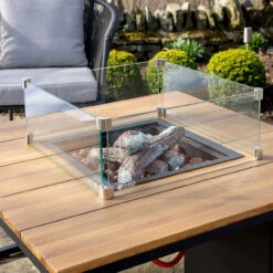 Cosiloft 100 Black And Teak With Glass 8 Cosiloft 100 Black And Teak With Glass -Kitchen Grill Store 18 508 BK TK With Glass Lifestyle 2 93703.1643730767