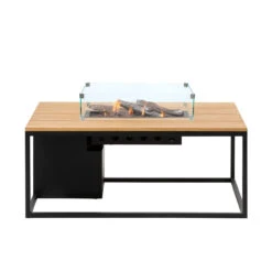 Cosiloft 120 Black And Teak With Glass