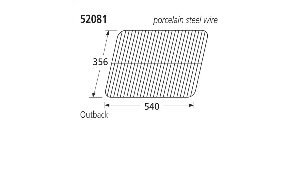 52081 BBQ Porcelain Steel Wire Grill - Ohio/Outback/Sahara 3 52081 BBQ Porcelain Steel Wire Grill - Ohio/Outback/Sahara