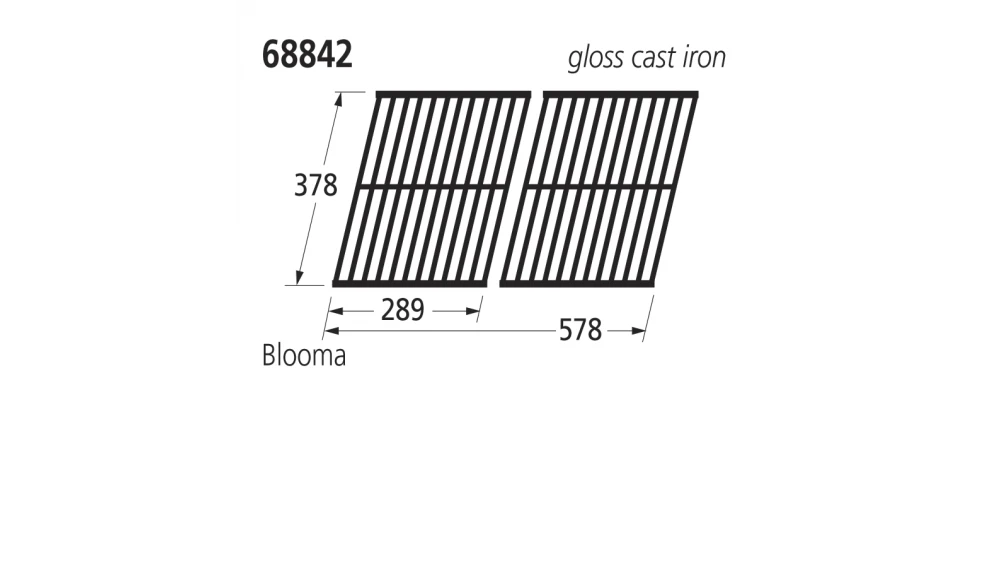 68842 BBQ Grill - Blooma 3 68842 BBQ Grill - Blooma