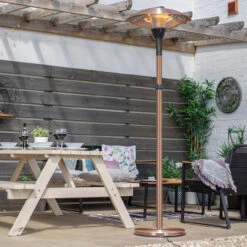 Adjustable Standing Heater, Copper -Kitchen Grill Store 69568 Lifestyle 1 88282.1638616526