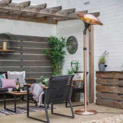 Adjustable Standing Heater, Copper -Kitchen Grill Store 69568 Lifestyle 2 06623.1638616526