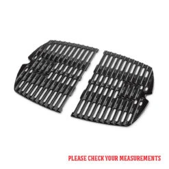 Weber® Porcelain-Enamelled Cast Iron Cooking Grates For Q 100/1000 Series 6 Weber® Porcelain-Enamelled Cast Iron Cooking Grates For Q 100/1000 Series -Kitchen Grill Store 7644 94205.1626692806