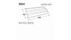 99041 BBQ Heat Plates - Sterling/Broil King