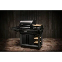 Traeger Timberline With WiFIRE Controller -Kitchen Grill Store Timberline Angled Closed 99751.1669903853