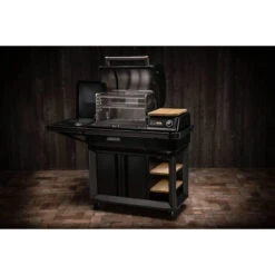 Traeger Timberline With WiFIRE Controller -Kitchen Grill Store Timberline Angled Open 72104.1669903853