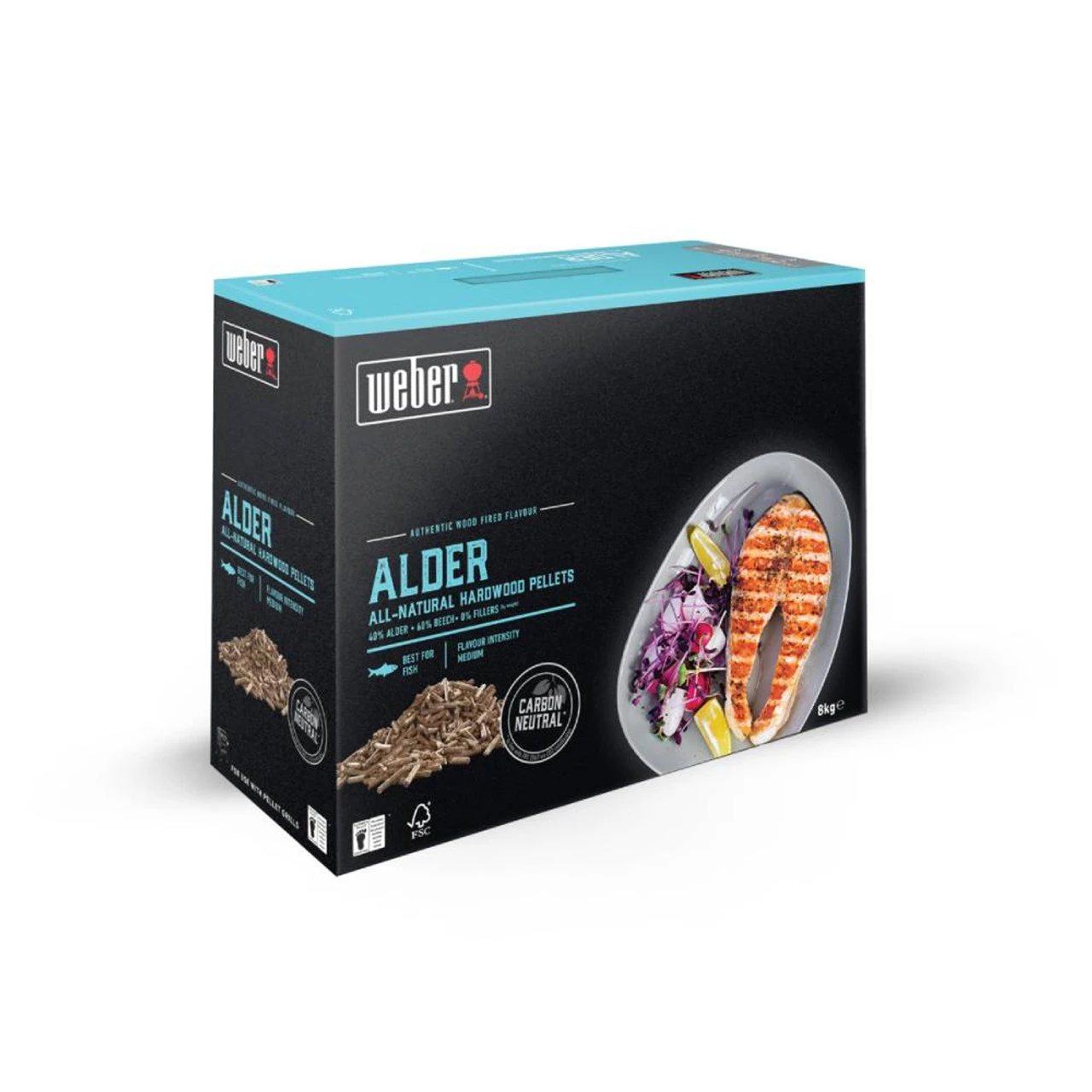 Weber® Alder FSC Wood Pellets, 8kg 3 Weber® Alder FSC Wood Pellets, 8kg