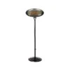 Black Quartz Adjustable Standing Heater -Kitchen Grill Store la hacienda black standing quartz heater 1 59787.1649234510