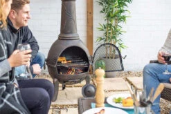 Sierra Cast Iron Chimenea W/Grill XL Bronze 125cm -Kitchen Grill Store sierra cast iron chimenea2 80363.1649850104