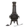 Sierra Cast Iron Chimenea W/Grill XL Bronze 125cm -Kitchen Grill Store sierra cast iron chimenea 26153.1649850104
