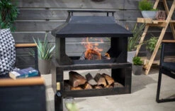 Stonehurst Fireplace With Log Store -Kitchen Grill Store stonehurst fireplace 4 715x452 48925.1628064950
