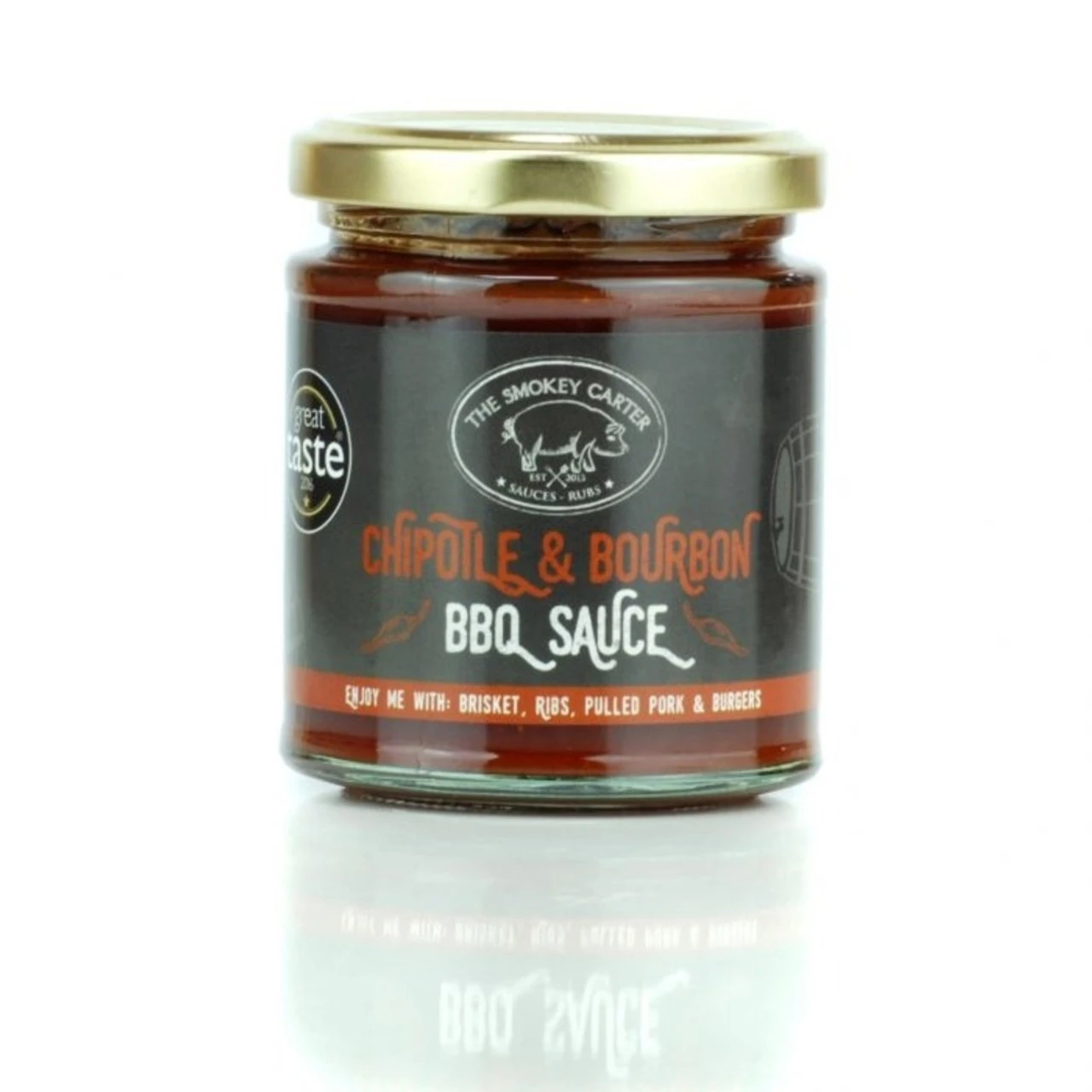The Smokey Carter Chipotle & Bourbon BBQ Sauce - 200G 3 The Smokey Carter Chipotle & Bourbon BBQ Sauce - 200G