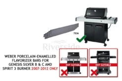 Weber® Porcelain-Enamelled Flavorizer Bars For Genesis® Silver B & C And Spirit 3 Burner -Kitchen Grill Store weber porcelain enamelled flavorizer bars gor genesis silver b c and spirit 3 burner 2007 2012 guide 12915.1643731963