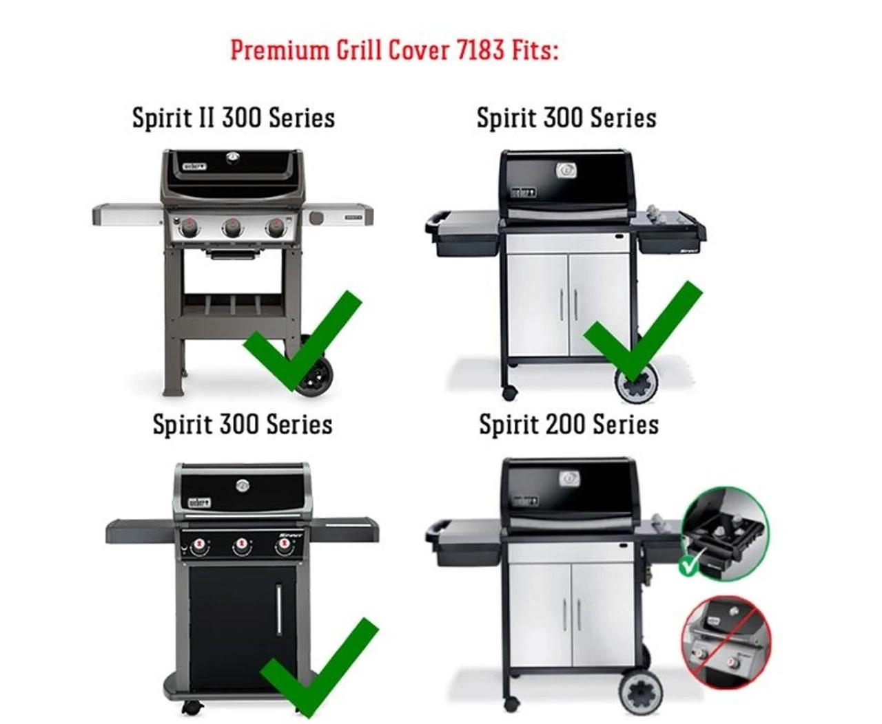 Weber® Spirit 300 & E0210 Series Premium Cover 4 Weber® Spirit 300 & E0210 Series Premium Cover - Image 2